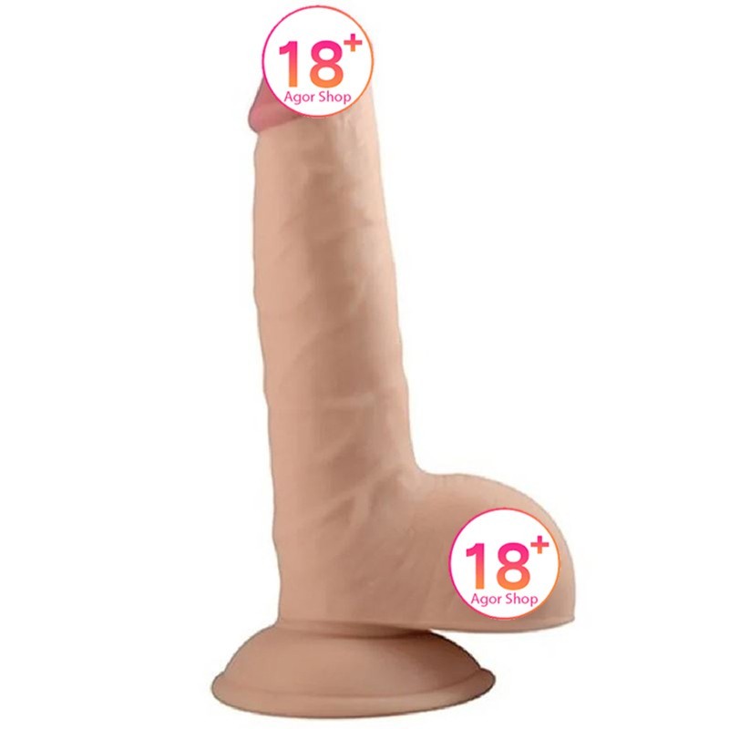 Lovetoy The Ultra Soft Dude Dildo 18 cm Realistik Penis LV1084