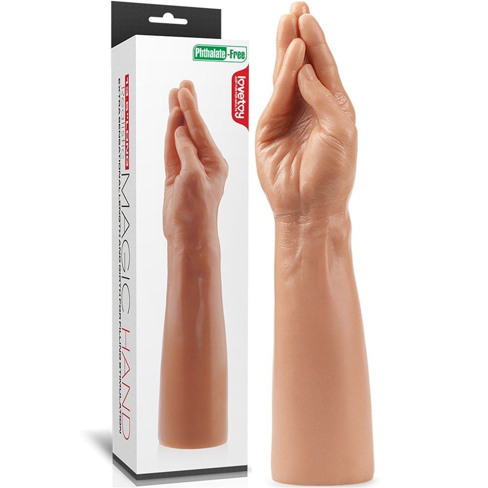 Lovetoy King Size Realistic Magic Hand Realistik El-Kol Dildo LV2210