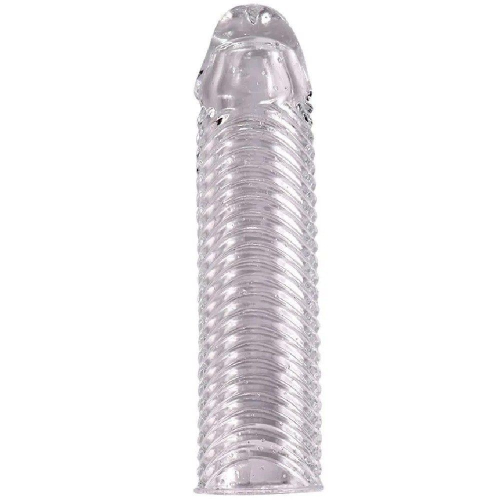 Shequ Dylan Penis Sleeve Silikon Şeffaf Penis Kılıfı SQ-ML10010