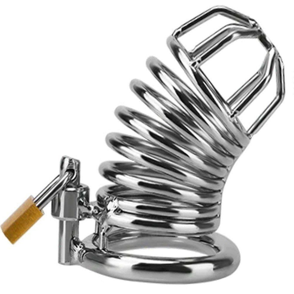 bAŞKa Master Male Chastity Blueline  Metal Penis Kilidi 45 mm