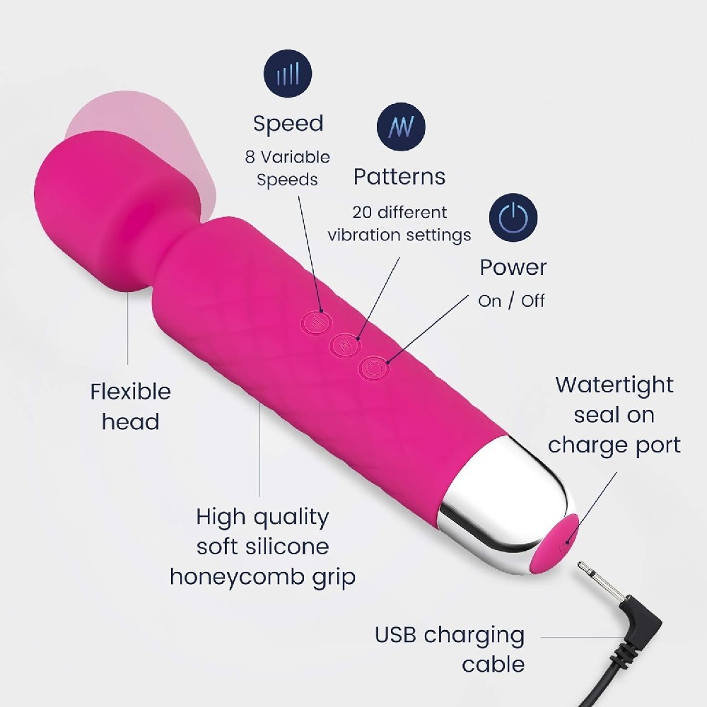 bAŞKa Ultra Power Wand 20 Mod Masaj Wand Vibratör