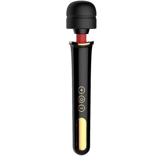 bAŞKa Magic Wand Sisi Massager Black Şarjlı Masaj Wand Vibratör