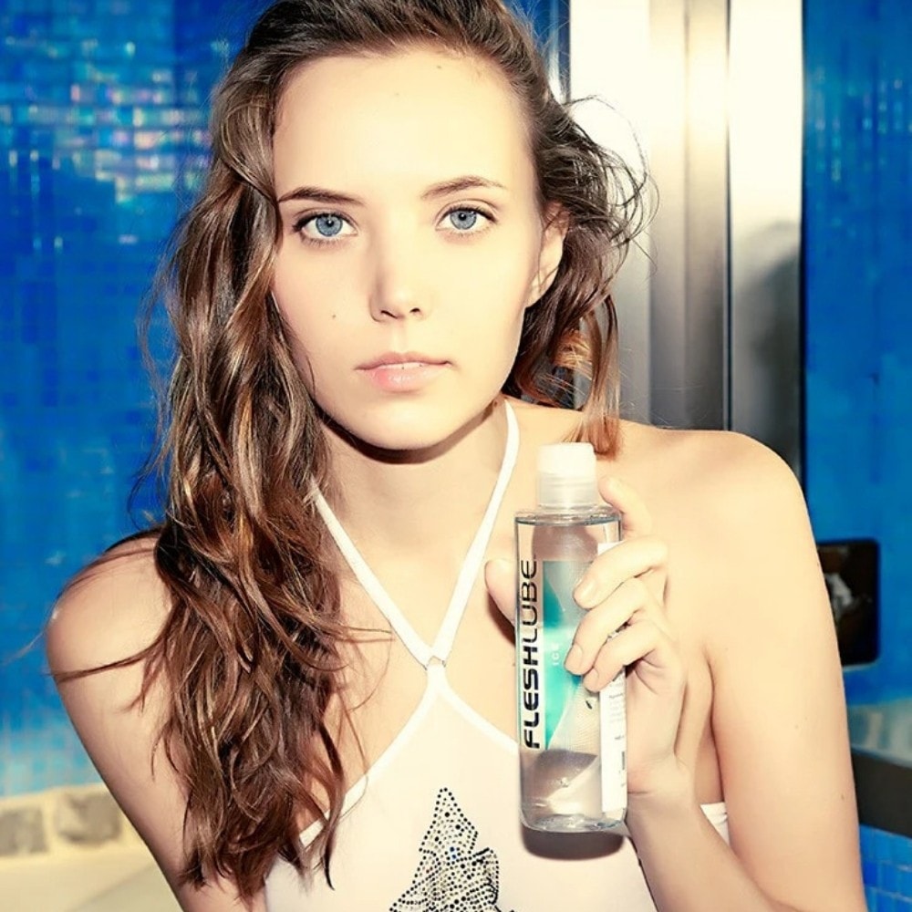 Original Fleshlight Fleshlube Ice 250 Ml Su Su Bazlı Kayganlaştırıcı Jel