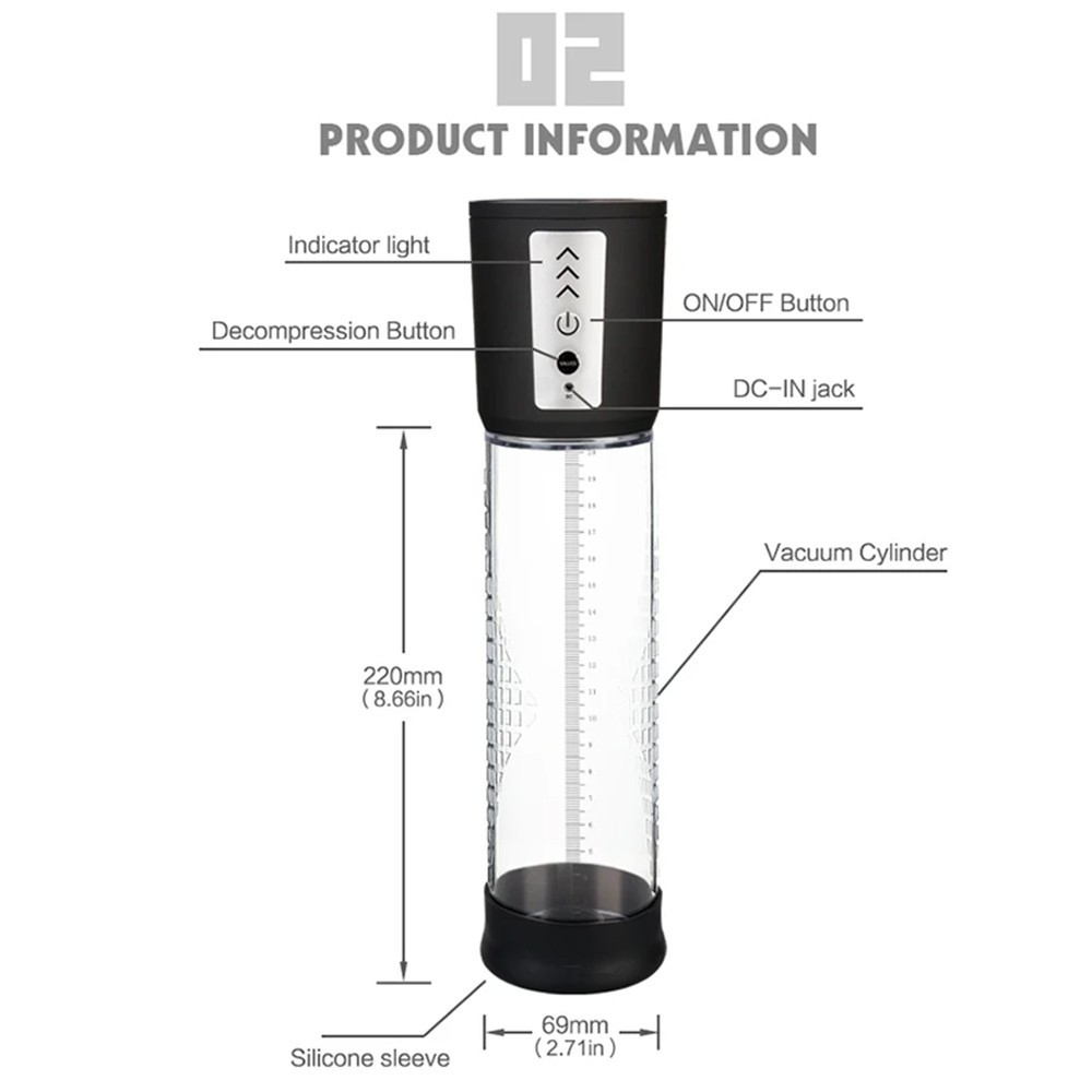 bAŞKa Canwin Passion Pump Electric Otomatik Penis Pompası
