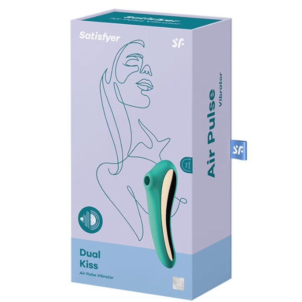 Satisfyer Dual Kiss Telefon Kontrollü Emiş Güçlü Vibratör