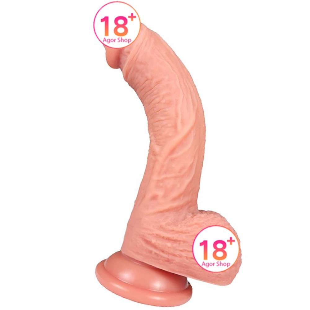 Shequ Dildo Series Deans Kıkırdak Katmanlı Realistik Penis SQ-WBD10007