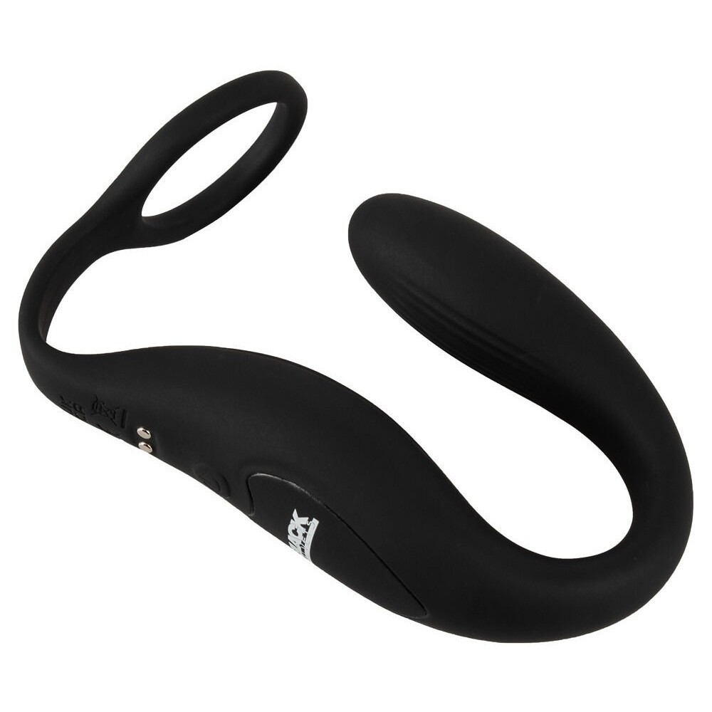 Black Velvets Cock Ring With Remote Control Butt Plug Penis Halkası ve Anal Plug