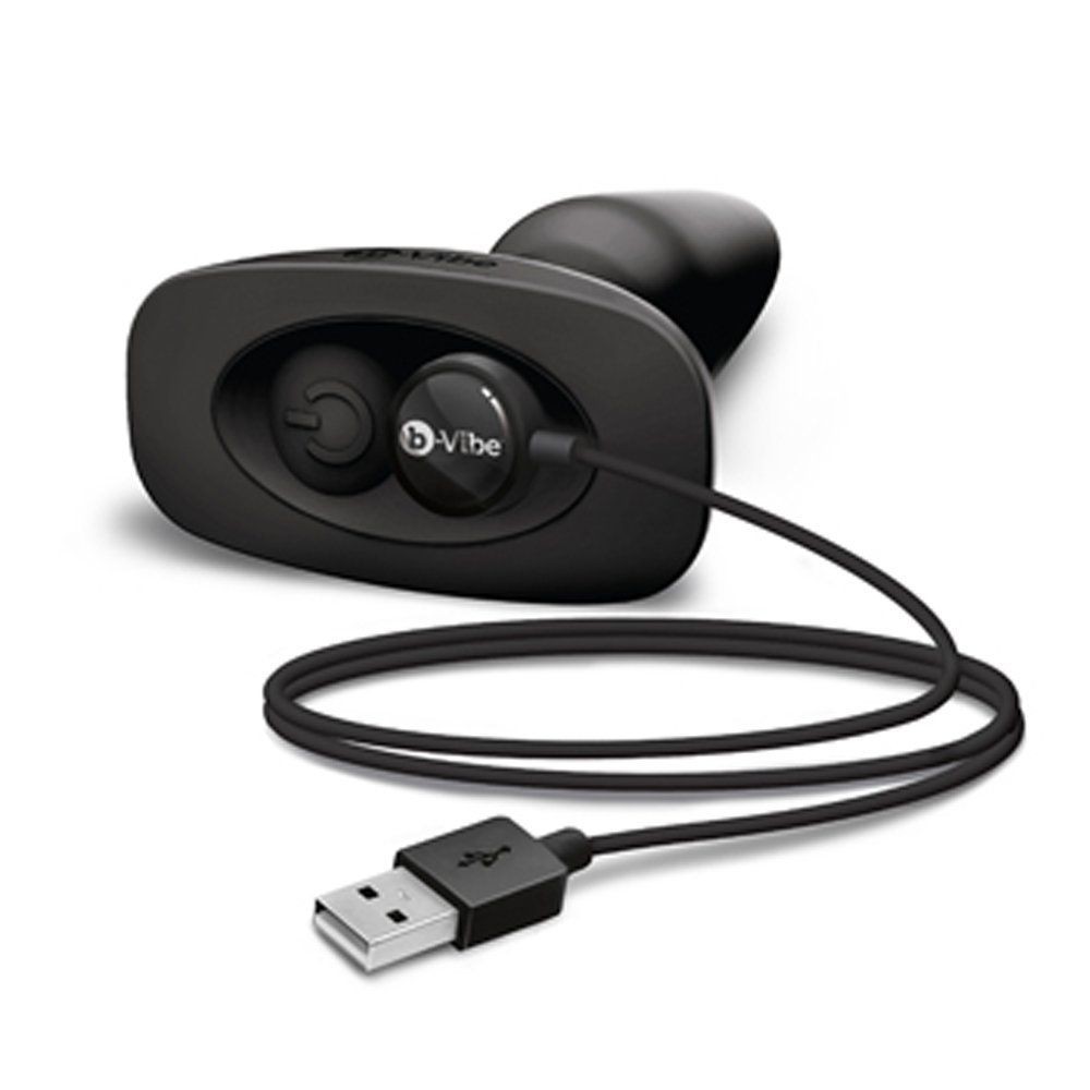 B-Vibe Rimming Remote Control Anal Plug 2-Black