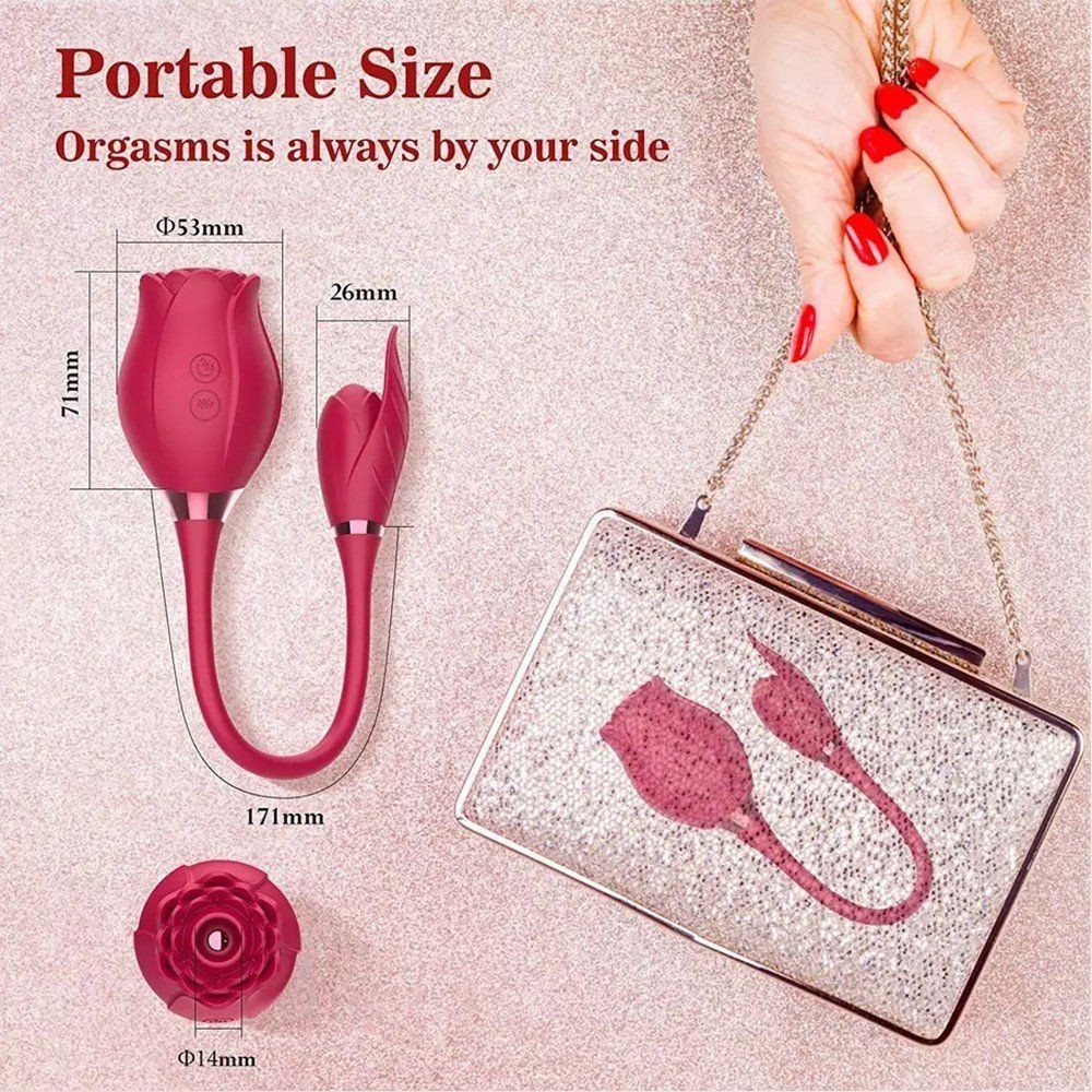 bAŞKa Rose Klitoral Emiş Güçlü Gül Vibratör