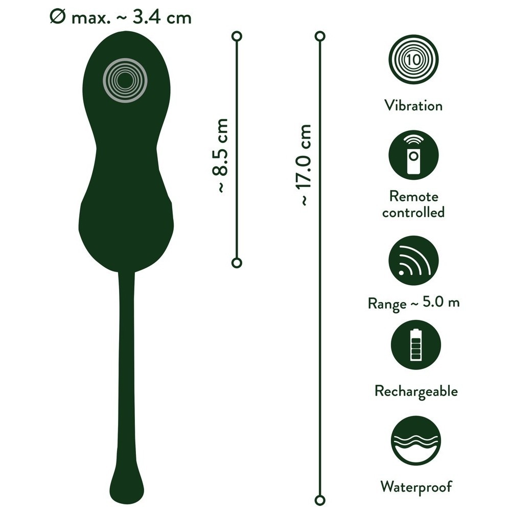 Emerald Love Luxurious Remote Control Love Balls Kegel Vibrator
