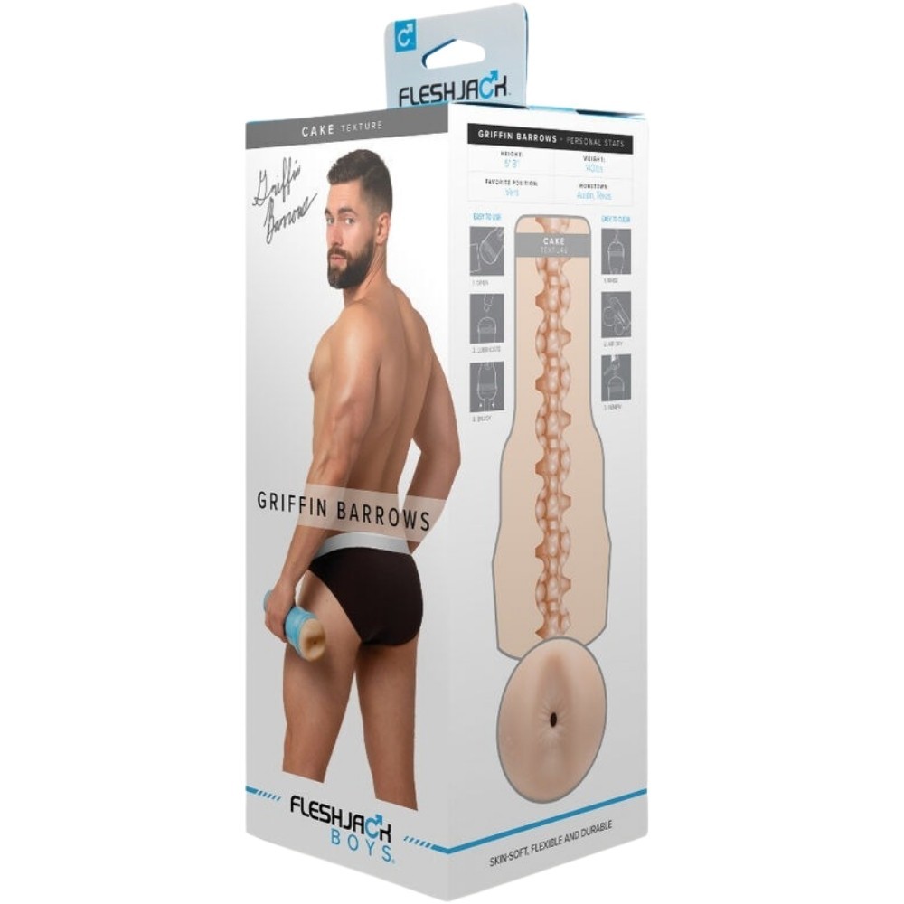Original Fleshjack Boys Griffin Barrows Anal Masturbator
