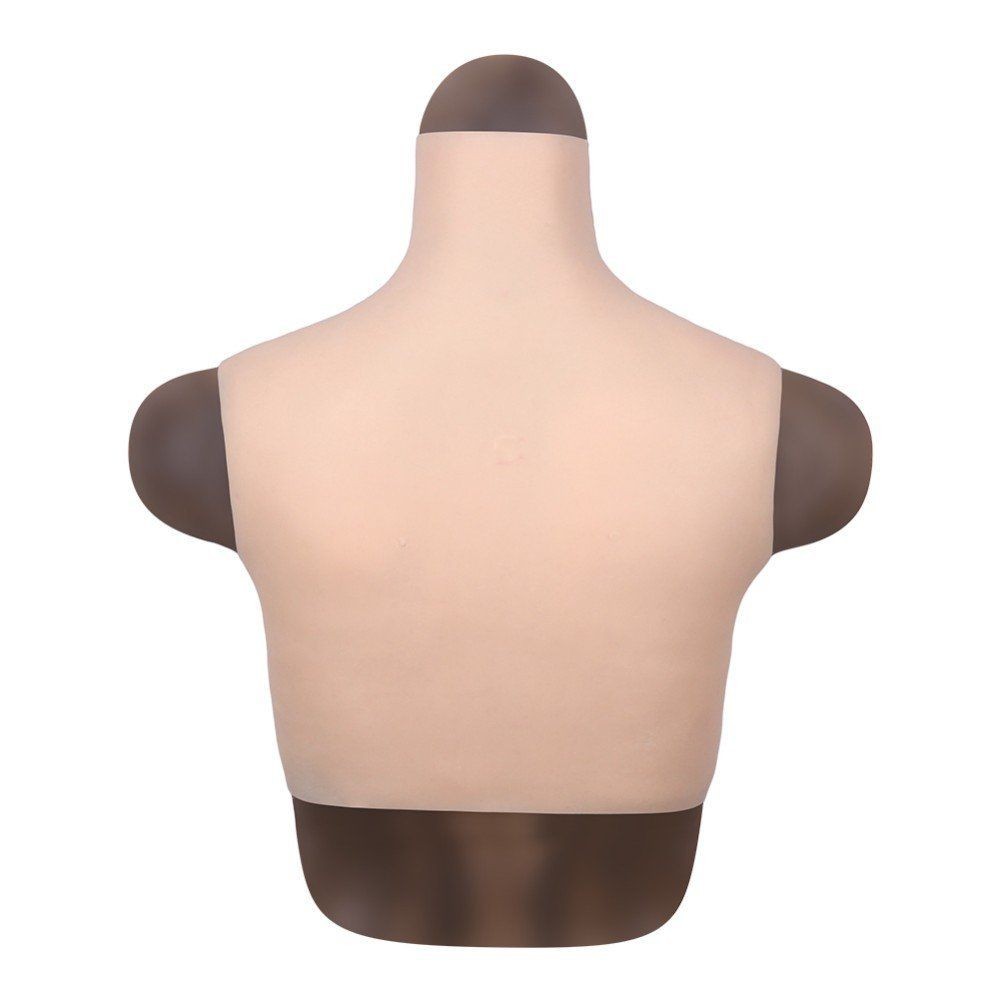 bAŞKa Bodysuit Crossdresser Boyunlu Giyilebilir Silikon Göğüs Cup B