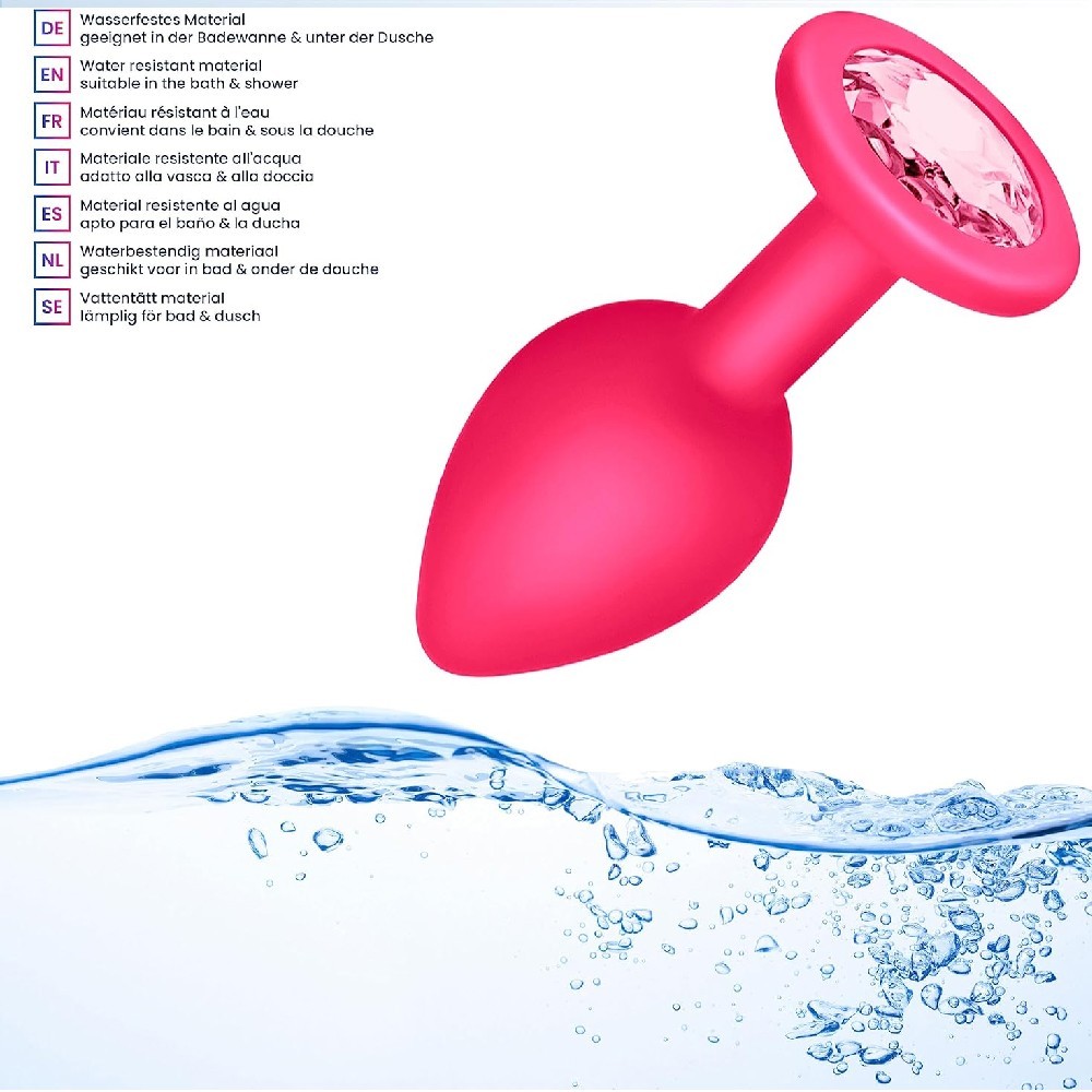 bAŞKa Anal Fantasy Silicone Taşlı Silikon Anal Plug