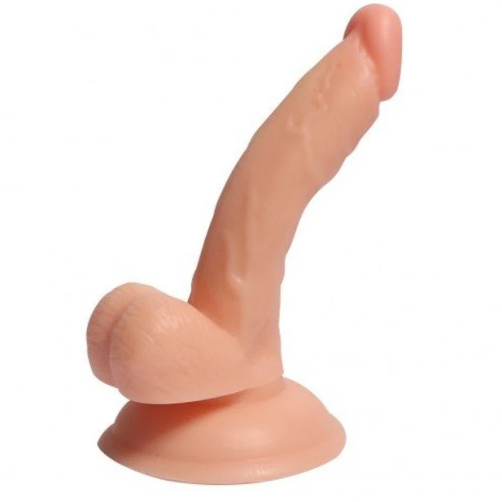 Dildo Series Anal ve Vajinal Yumuşak 13 Cm Realistik Penis