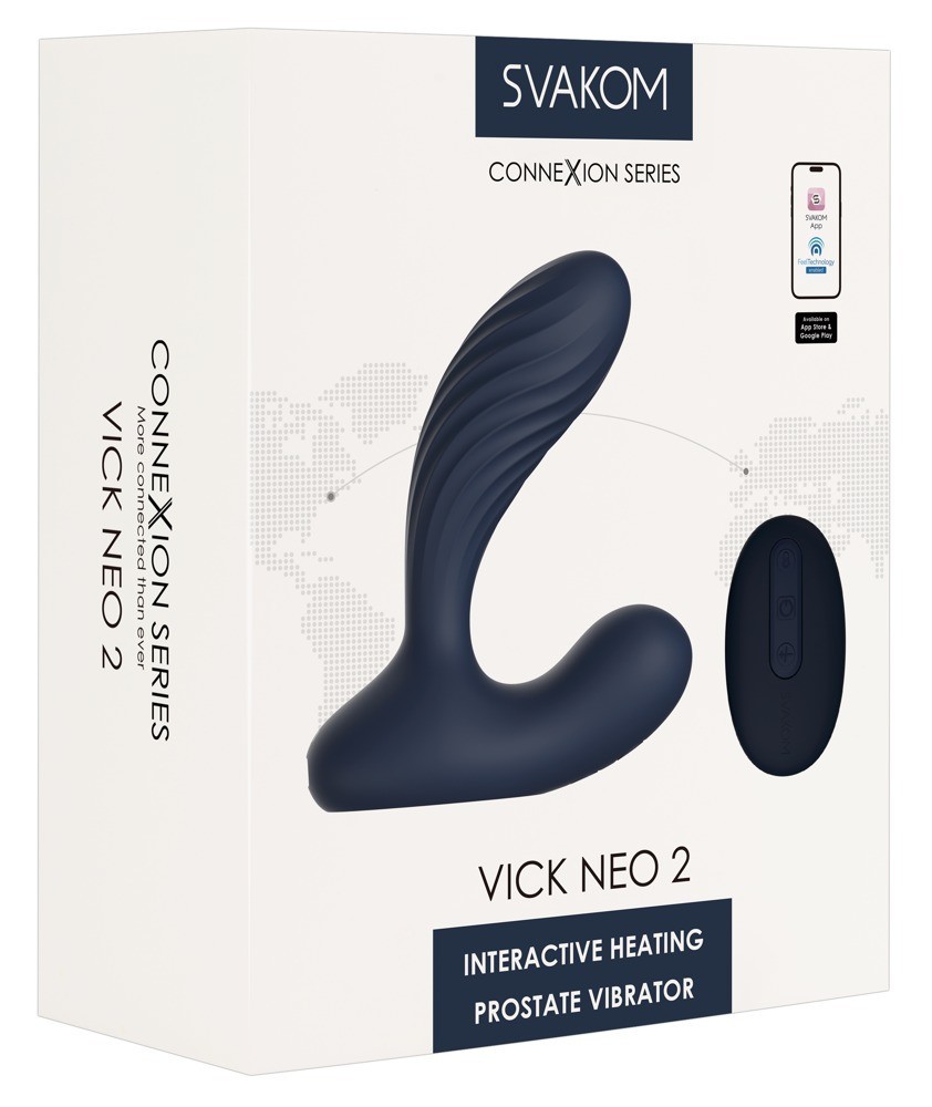 Svakom Vick Neo 2 App Controlled Interactive Heating Prostat Vibratör