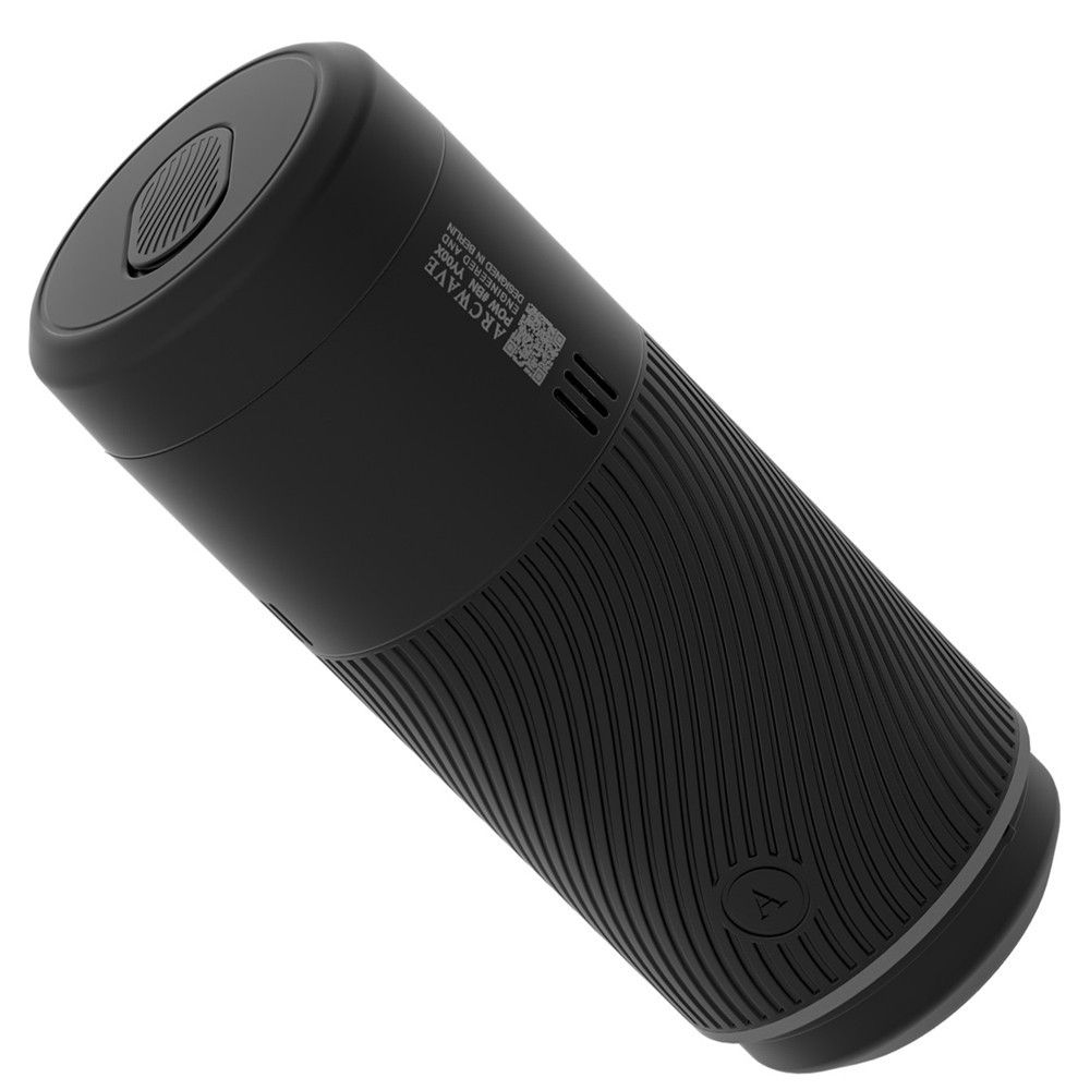 Arcwave Pow Manual Stroker CleanTech Silicone Black Emiş Masturbator