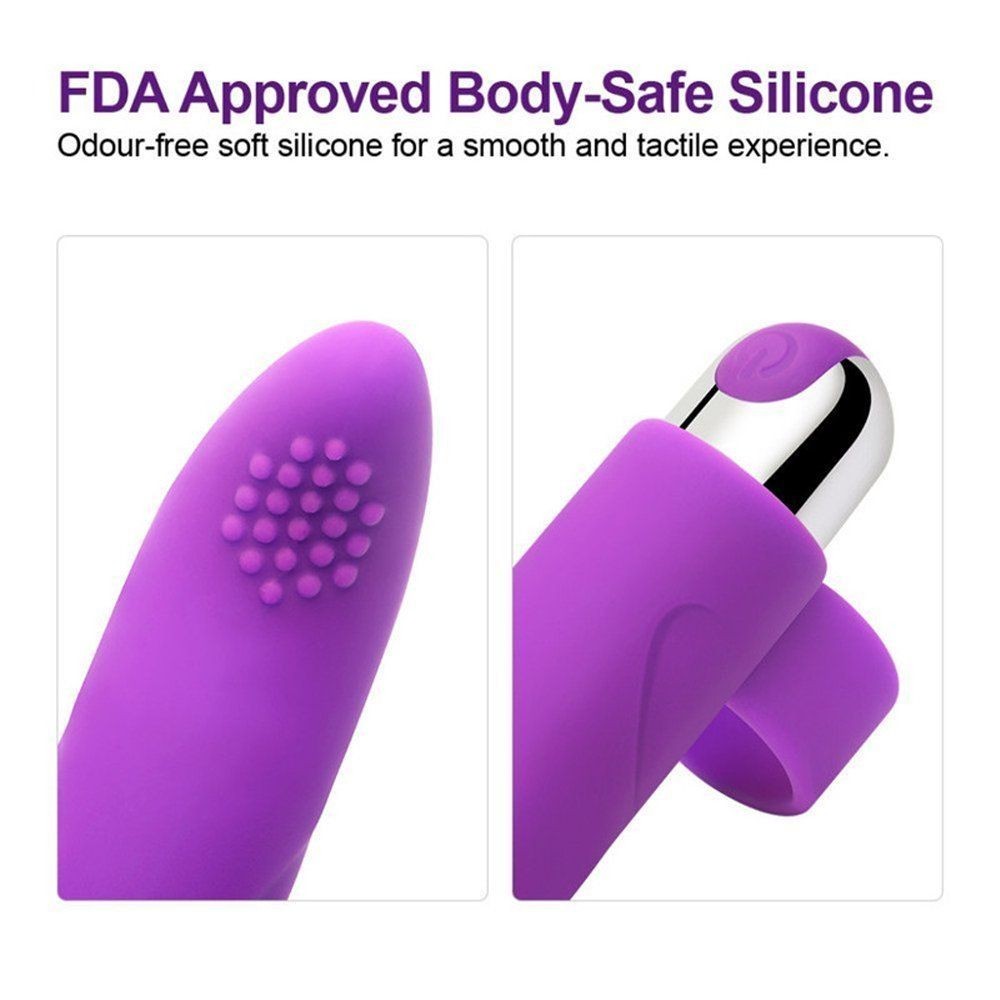 bAŞKa Finger Vibe Çift Yönlü Usb Şarjlı Parmak Vibratör