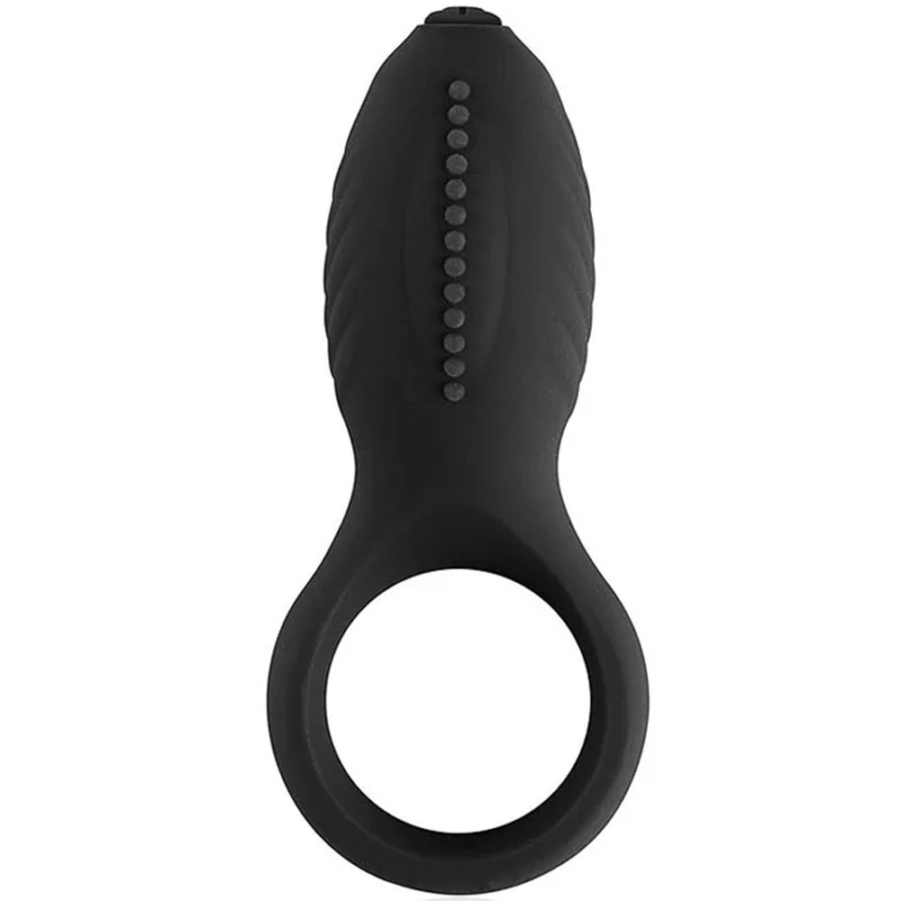 bAŞKa Man Nuo Vibrating Cock Ring Titreşimli Klitoral Penis Halkası-Black