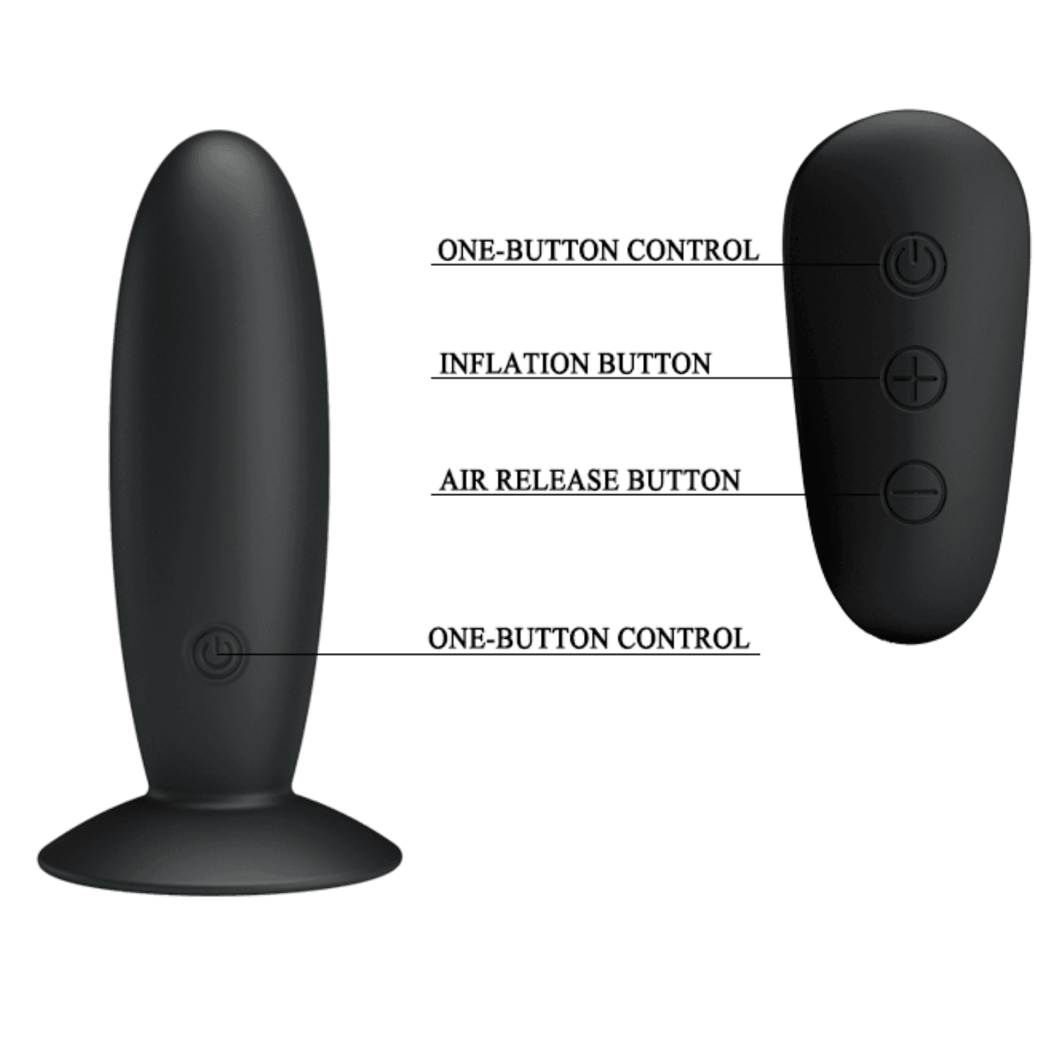 Pretty Love Mr. Play Remote Control Vibrating Anal Plug BI-040045W-MR
