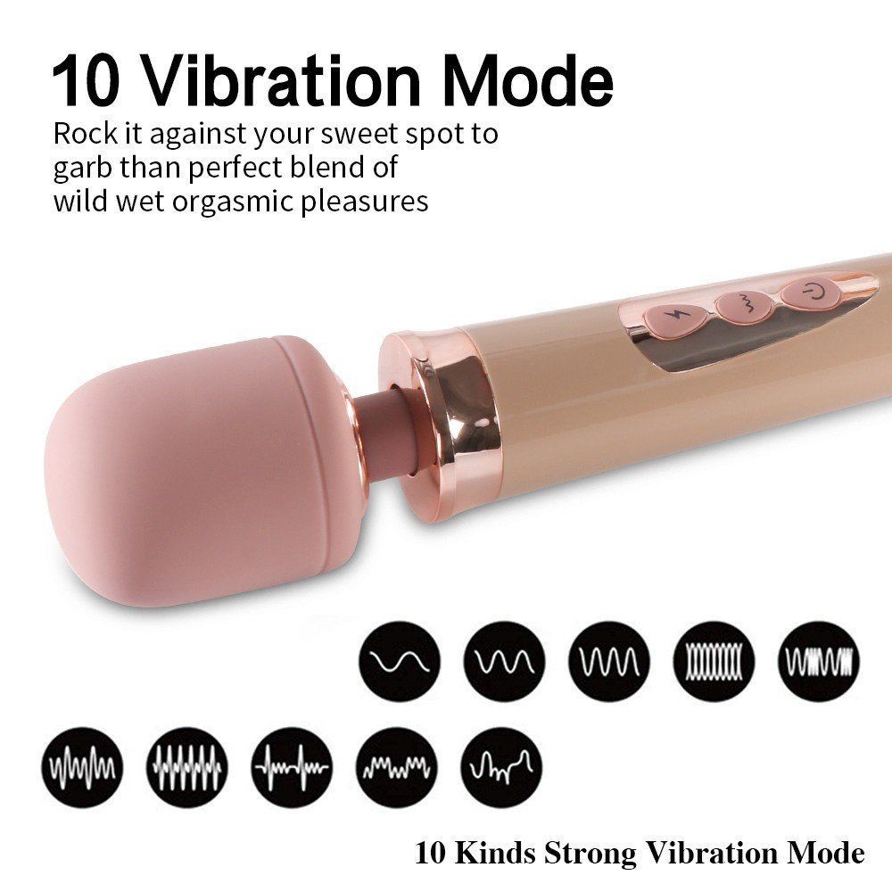 Shequ Morey Vibes Large Ultra Güçlü 10 Mod Usb Şarjlı Masaj Vibratör SQ-V10097