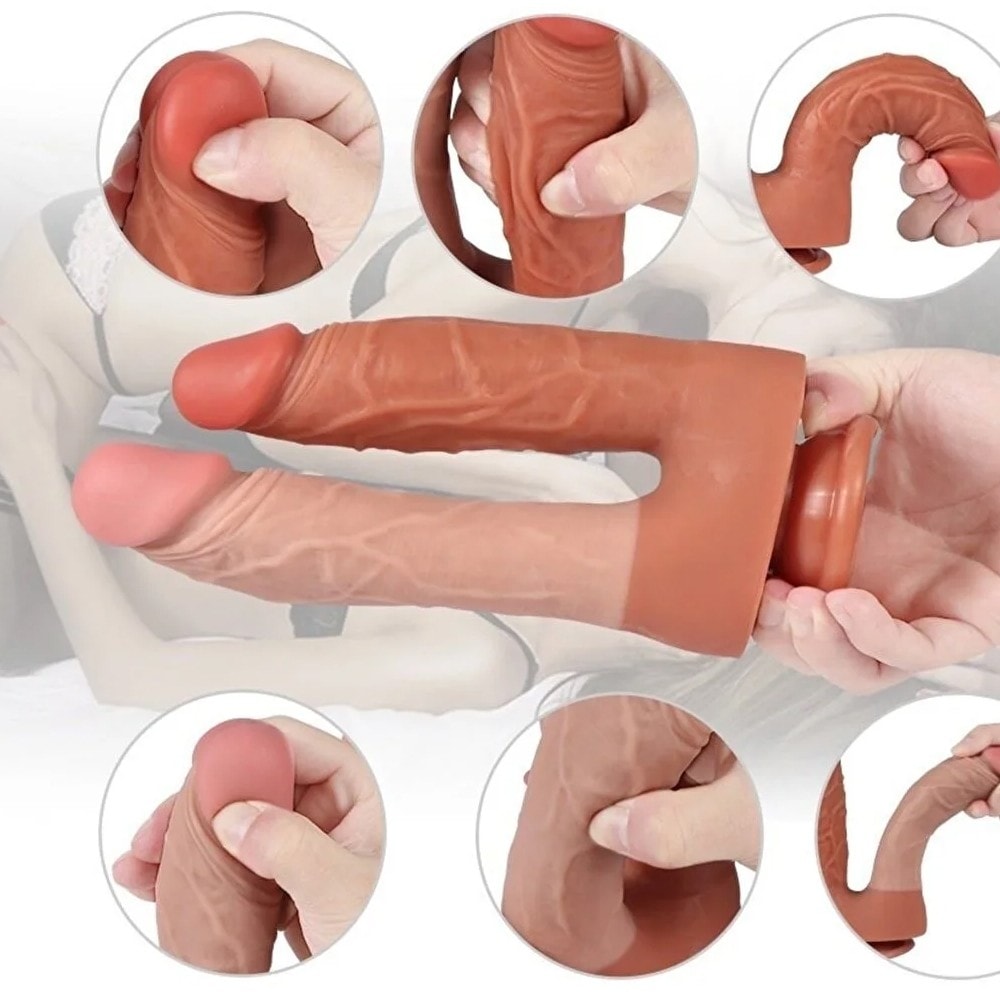 Xise Dildo Jamie Dual Layered Çift Katmanlı Çift Taraflı Penis XS-WBD10076