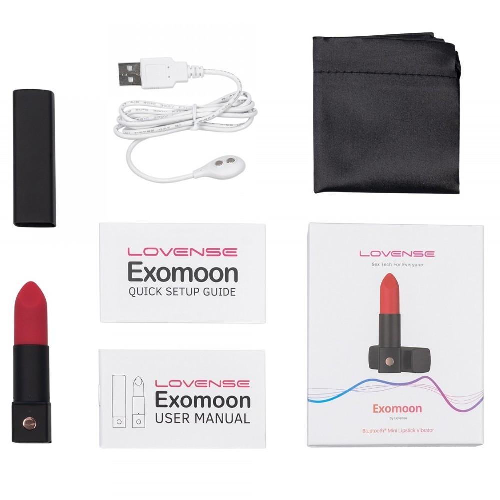 Lovense Exomoon Telefon Kontrollü Ruj Vibratör