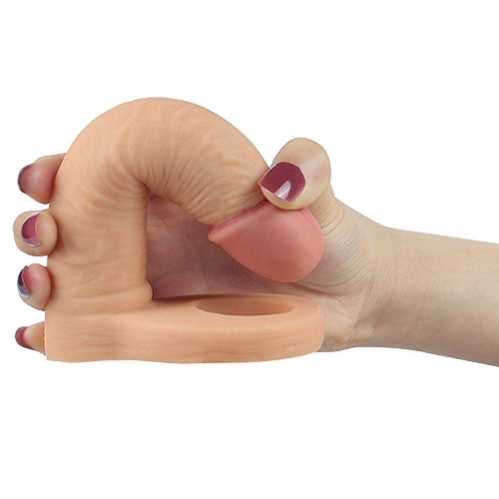 Lovetoy The Ultra Soft Double 14.7 cm Titreşimli Anal Penis LV1131