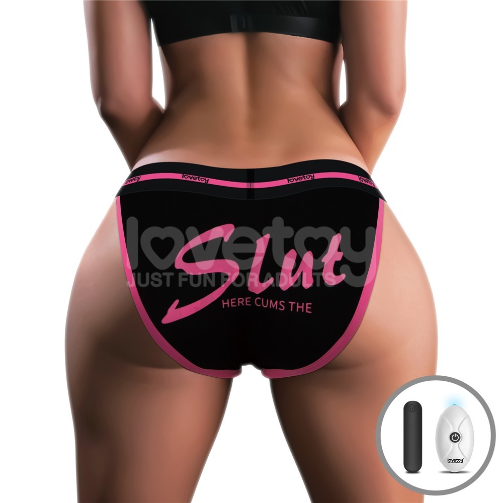 Lovetoy Printed Vibrating Sexy Panties XS/S Giyilebilir Vibratör LV770214A