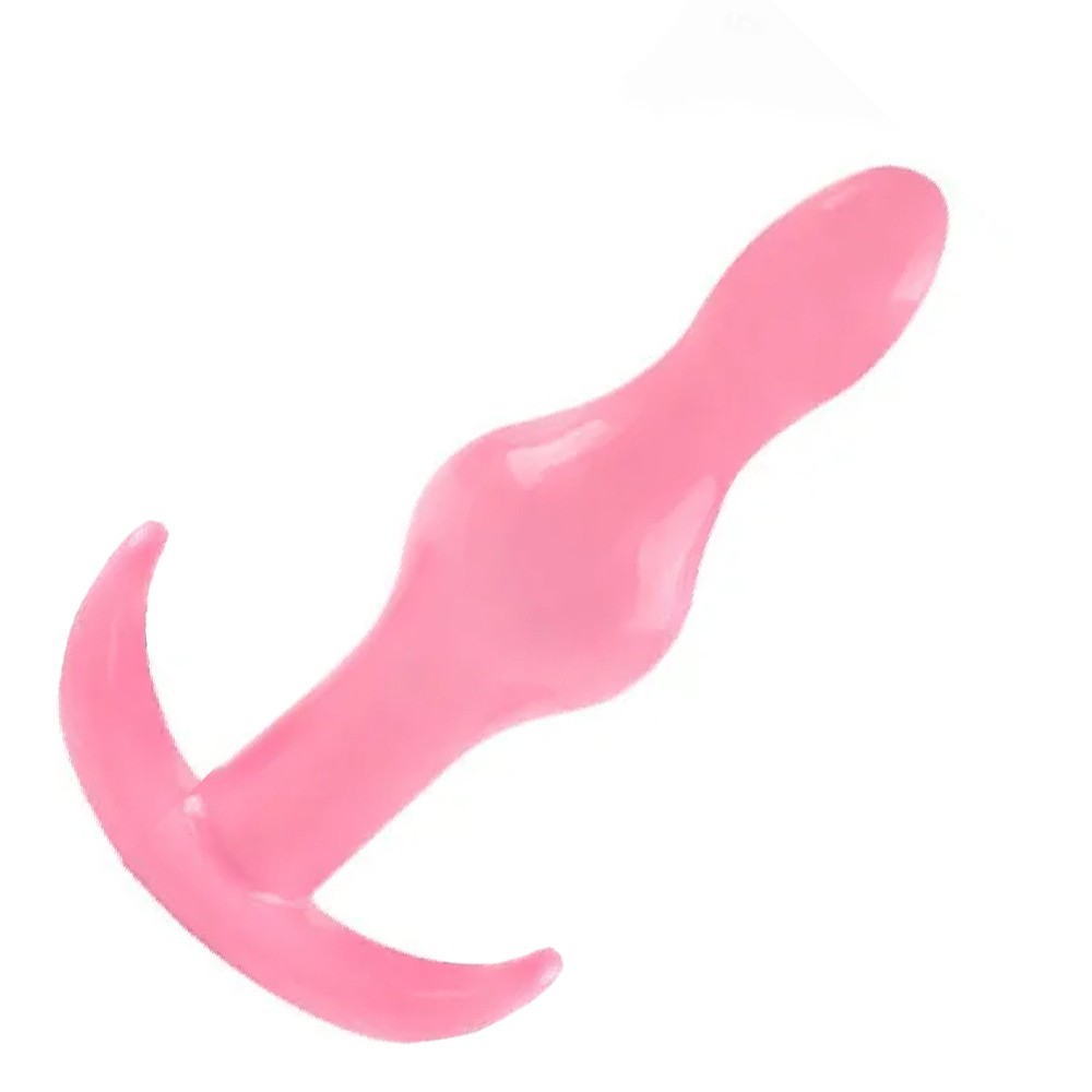 bAŞKa Silicone Two Ribbed Anal Alıştırıcı Plug