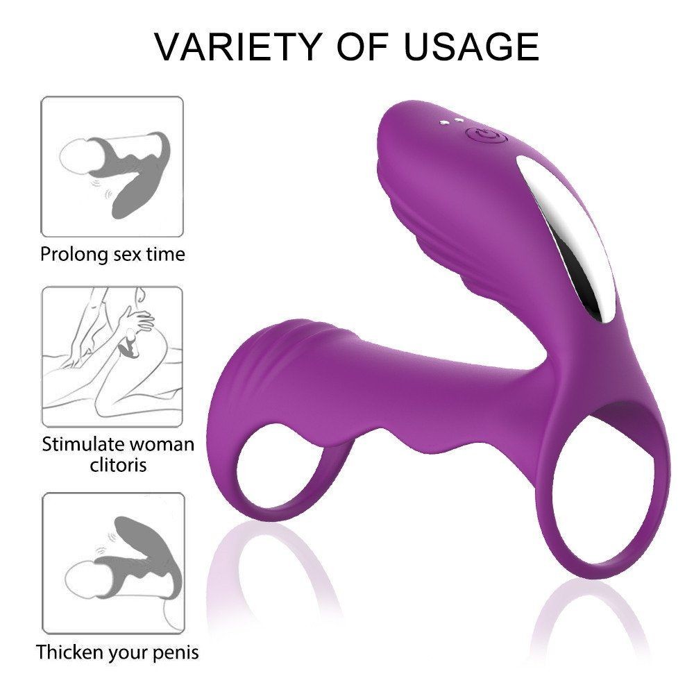 bAŞKa Cockring Clitoral Stimulation Penis Kafesi-Siyah