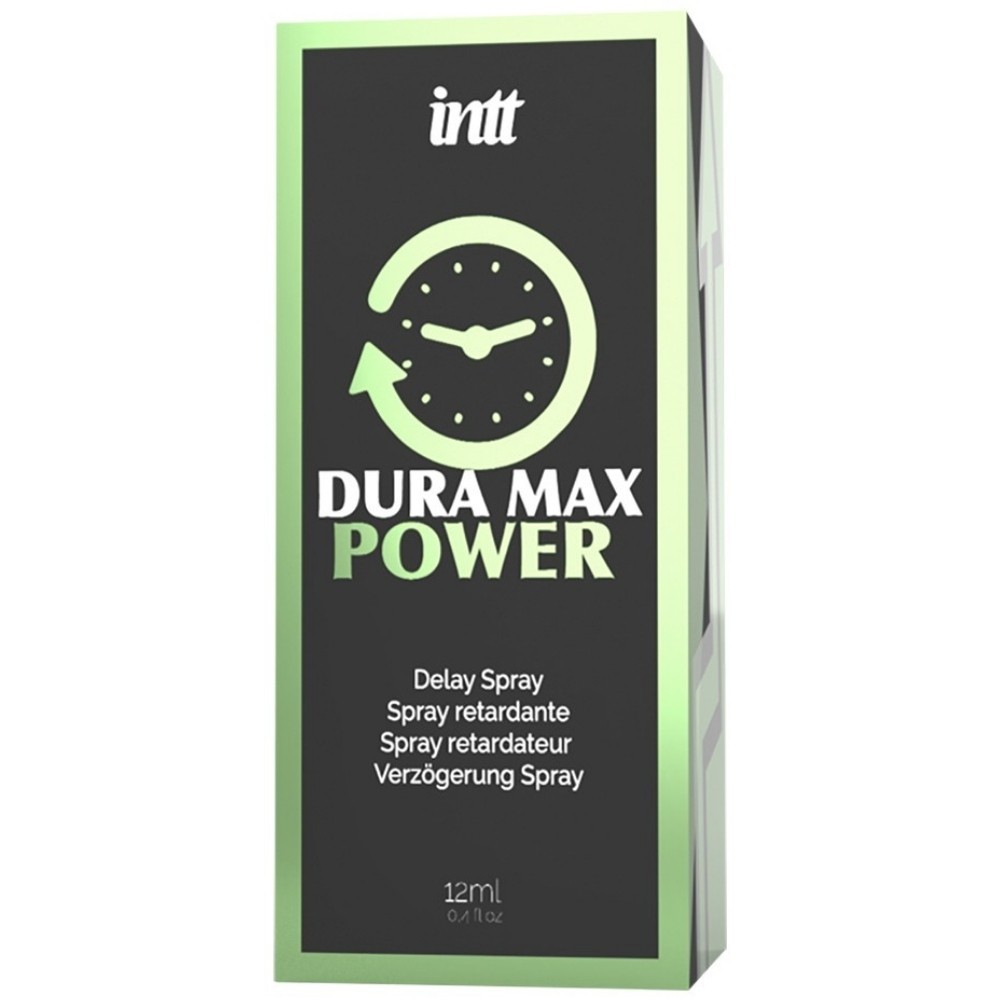 İntt Dura Max Power Delay Spray 12 Ml Erkeklere Özel Penis Spreyi