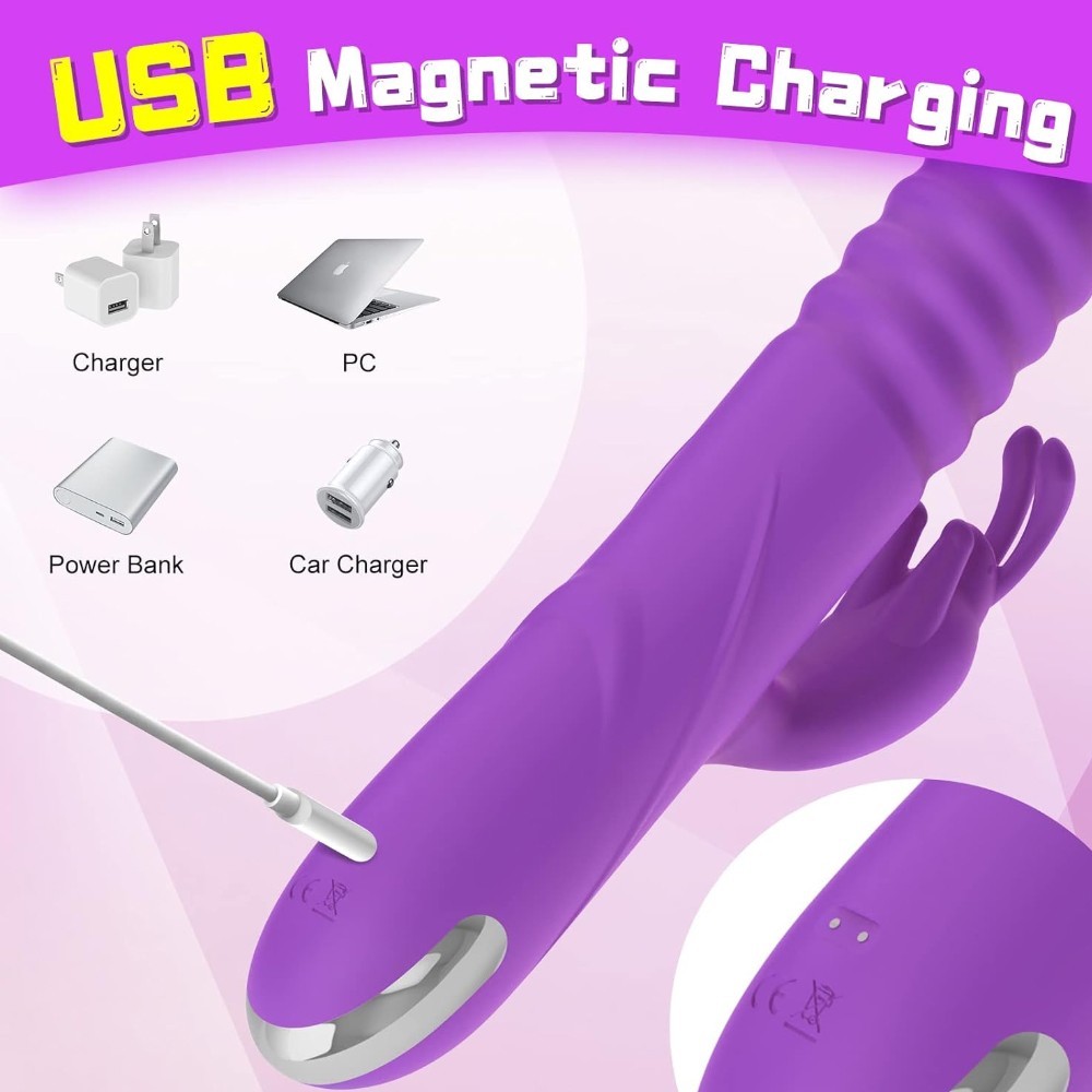 bAŞKa Sex Toys Aise Bionic Design İleri Geri Hareketli Rabbit Vibratör