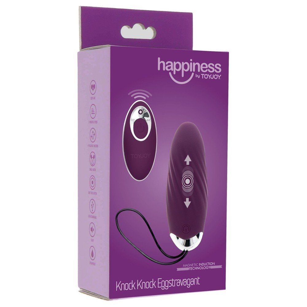 Happiness By ToyJoy Knock Knock Eggstavagant Darbeli Gidip Gelmeli Vibratör