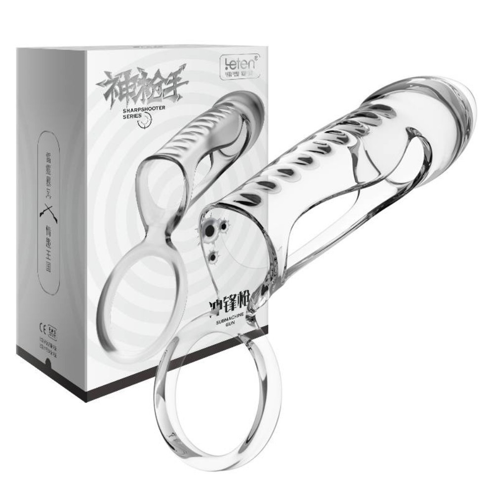 Leten Crystal Penis Sleeve G Point Penis Kılıfı Model2