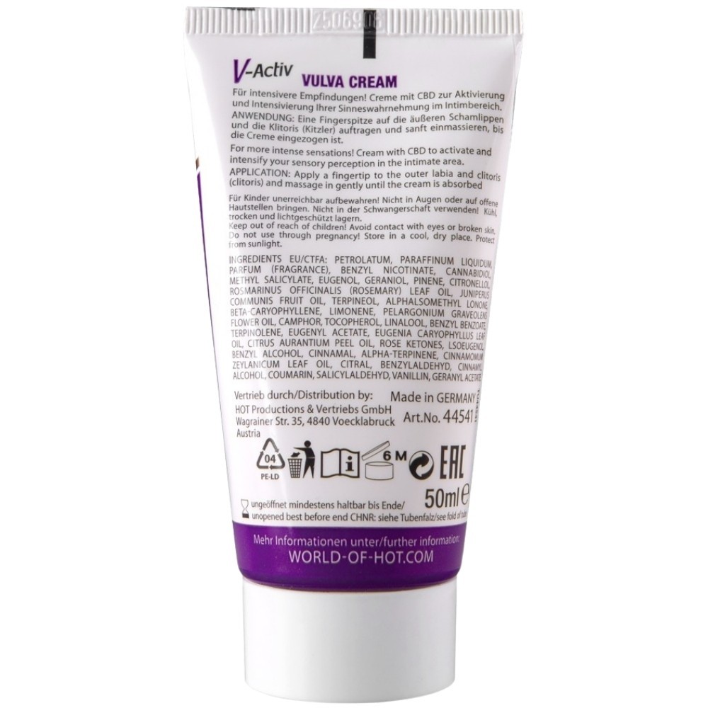 Hot Products V-Activ Woman Vulva Cream 50 Ml Stimulating Krem