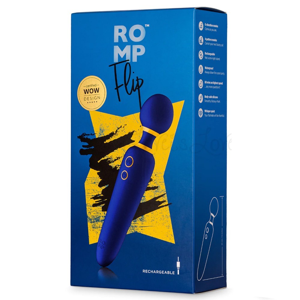 Romp Flip Usb Şarjlı 6 Mod Ultra Güçlü Masaj Wand Vibratör