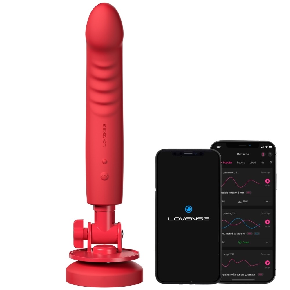 Lovense Mission 2 Telefon Kontrollü ve İleri Geri Hareketli Vibratör