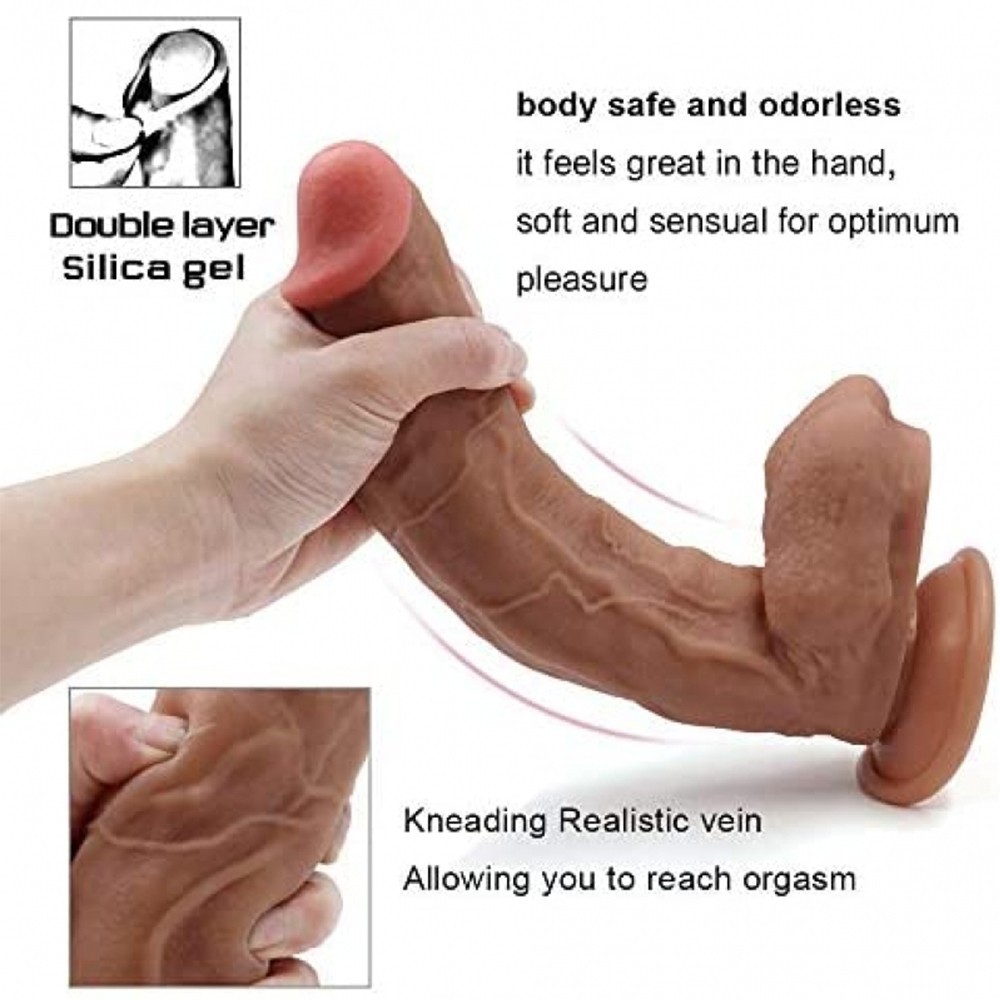 Xise Dildo Series Blade Flesh Natural Doku Büyük Realistik Penis XS-WBD10040