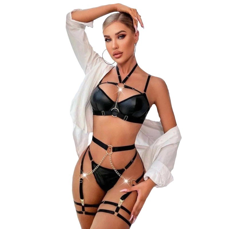 bAŞKa Fantasy Wear Lingerie Dreams Zincirli Jartiyer Takım