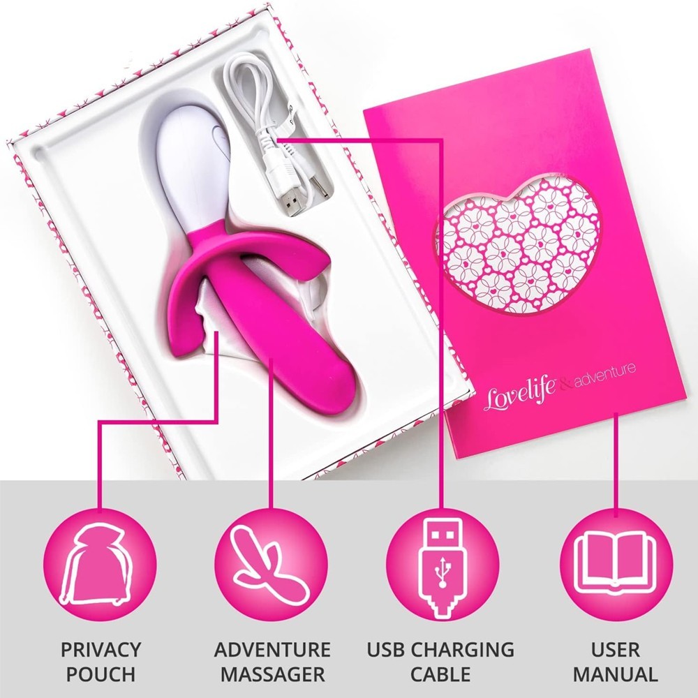 Ohmibod Lovelife Adventure Vibrator Triple Stimulation