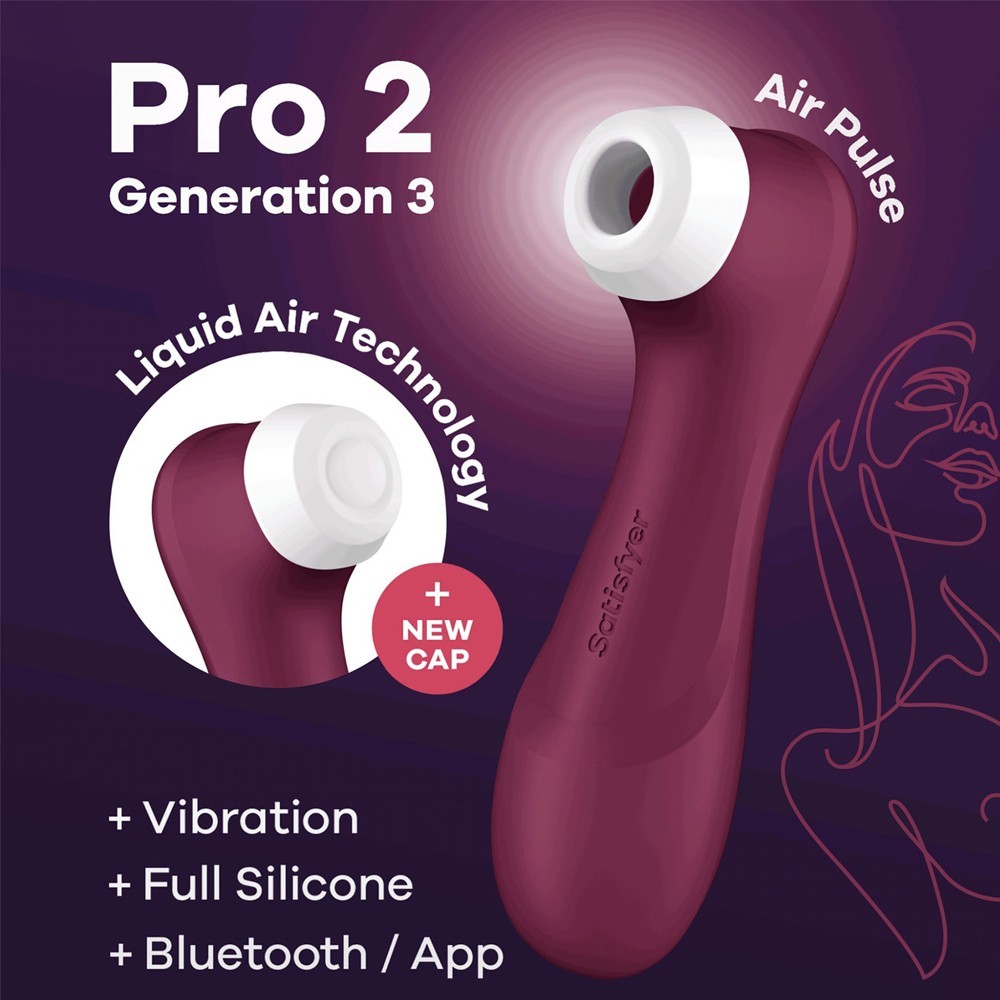 Satisfyer Pro 2 Generation 3 Pressure Wave Telefon Kontrollü Emiş Vibratör