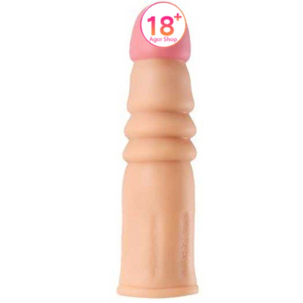 Yeain Max-Man Extension Sleeve Add 1'' Boğumlu Realistik Penis Kılıfı