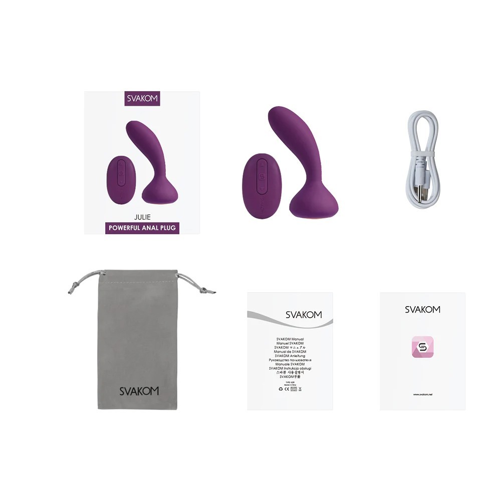 Svakom Julie Anal & G-spot Plug Prostate Massager with Remote Control