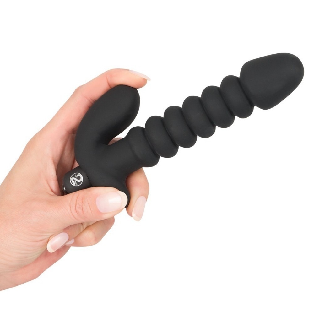 Black Velvets Vibrating Medium Plug Titreşimli Anal Vibratör