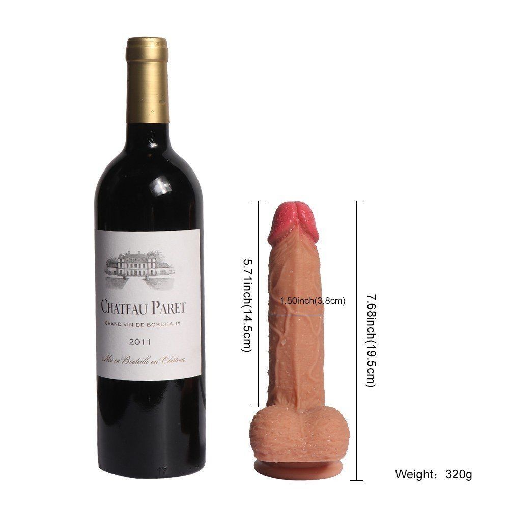 Shequ Dildo Series Little Dean Natural Çift Katmanlı Realistik Penis SQ-WBD10007
