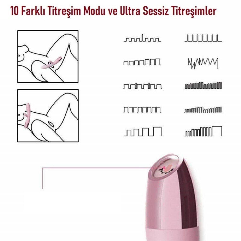 Wowyes V2 Flexible Şarjlı 10 Mod Klitoris Rabbit Vibratör