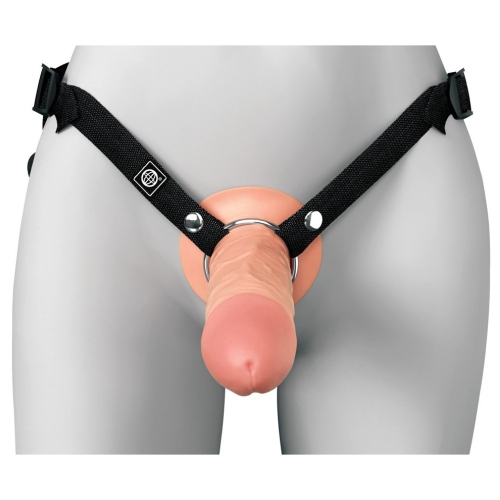 Pipedream Fantasy X-Tensions Elite 8 İnch Hollow Silicone Strap-On