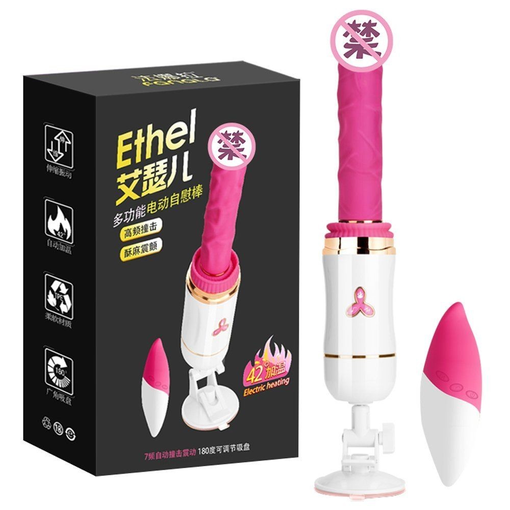 bAŞKa Vibes Heating Thrusting Remote Control Sex Machine Vibratör
