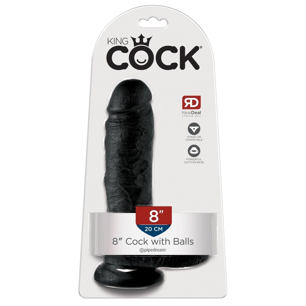 Pipedream King Cock 8 Inch Cock With Balls Realistik Penis