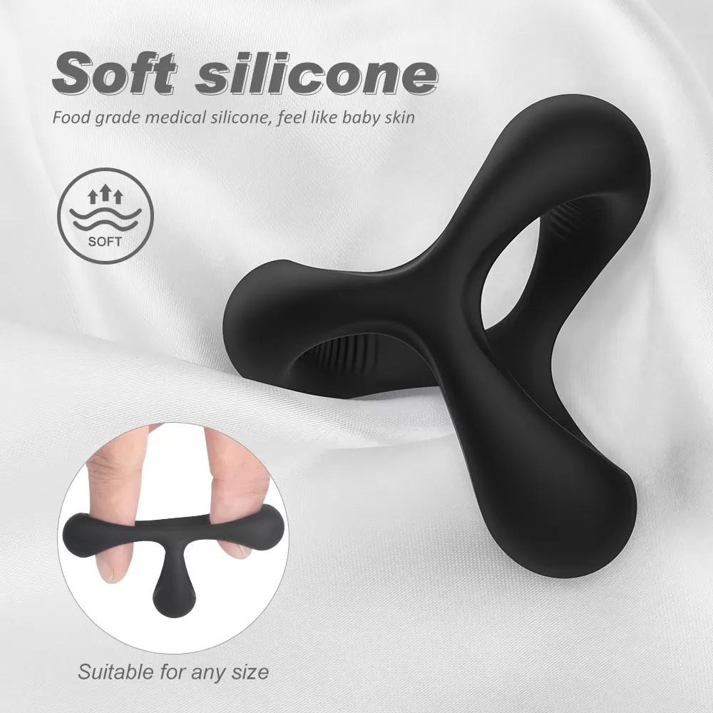 bAŞKa Erotica Toys Black Rider Yumuşak Penis Yüzüğü